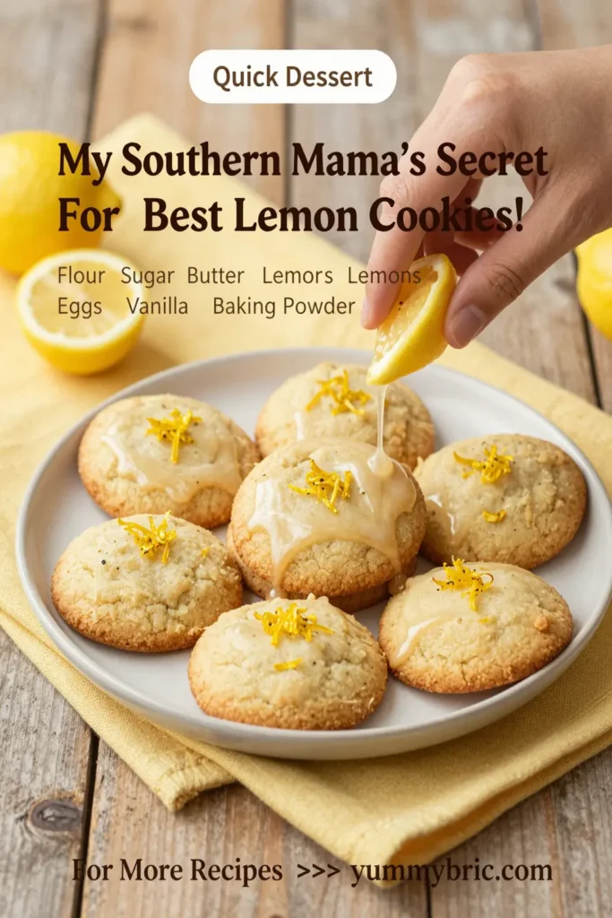 My Southern Mama'S Secret Recipe For Best Lemon Cookies!