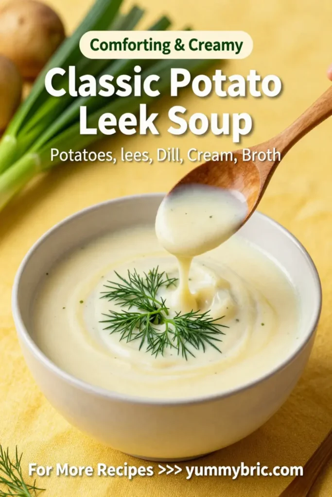 Classic Potato Leek Soup With Dill