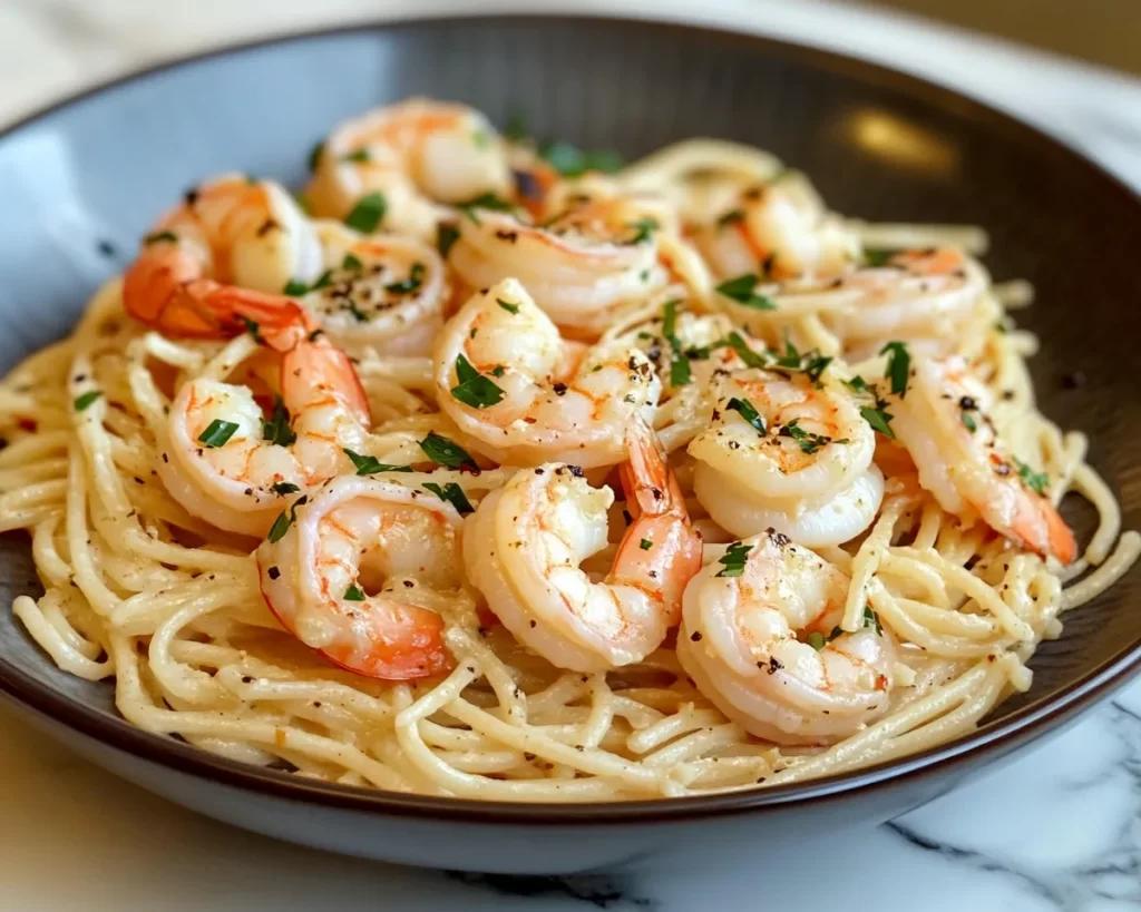 Easy Dinner Recipes: Garlic Butter Shrimp Pasta in 20 Minutes