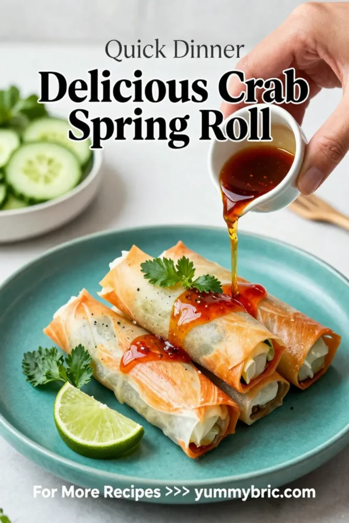Delicious Crab Spring Roll Recipe: A Flavorful 10-Minute Delight