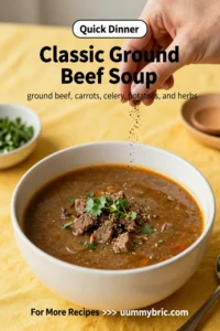Classic Ground Beef Soup