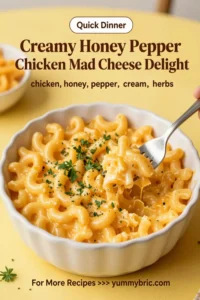 Creamy Honey Pepper Chicken Mac and Cheese Delight