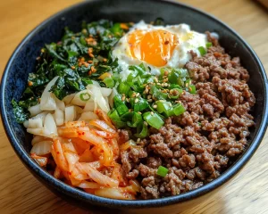Ground Beef Recipes: Korean Ground Beef Bowl With Sticky Soy Sauce in 20 Minutes
