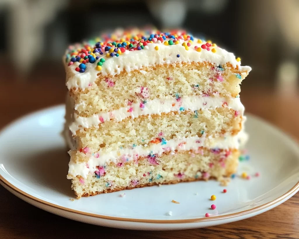 Birthday Cake: Confetti Vanilla Smash Birthday Cake in 40 Minutes