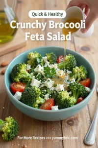 Crunchy Broccoli Feta Salad