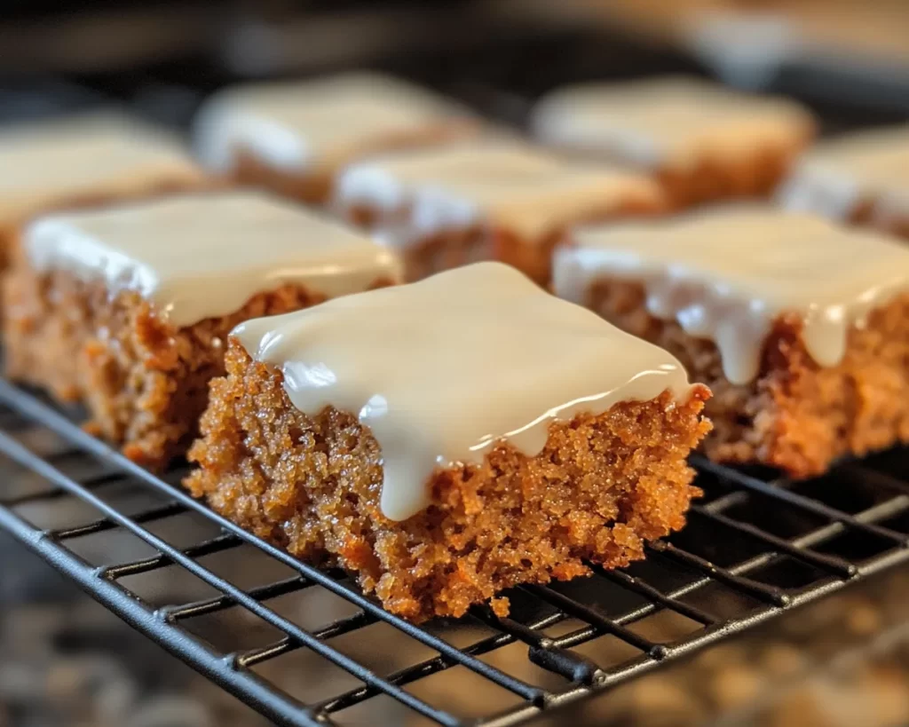 Carrot Cake: Mini Carrot Cake Loaves With Cream Cheese Glaze in 30 Minutes