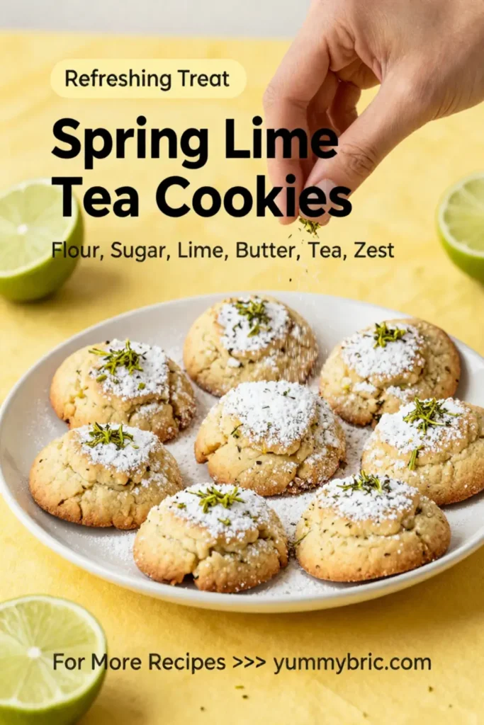 Spring Lime Tea Cookies That Will Brighten Your Day