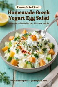 Homemade Greek Yogurt Egg Salad