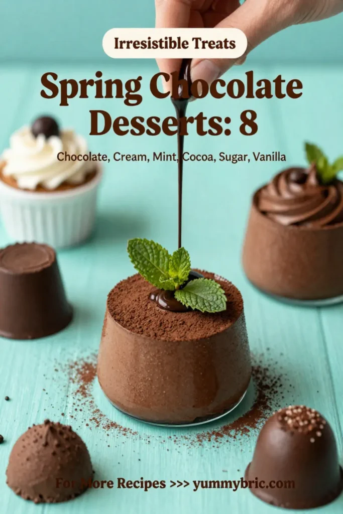 Spring Chocolate Desserts: 8 Irresistible Treats to Indulge