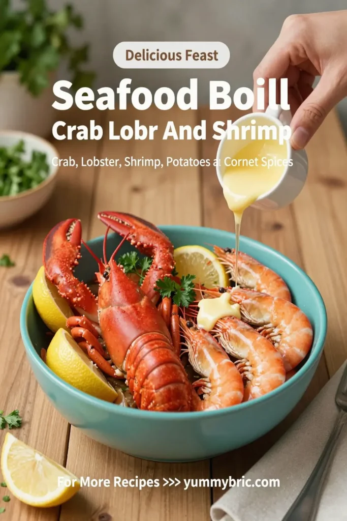 Seafood Boil With Crab Lobster And Shrimp