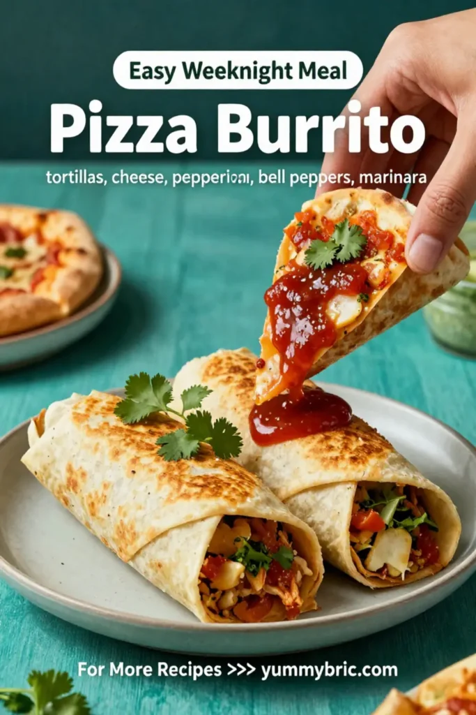 Pizza Burritos (Oven Baked or Air Fried)