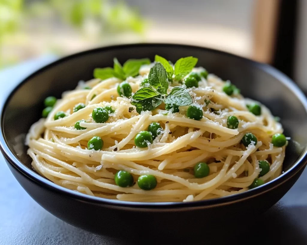 Pasta Recipes: Lemon Ricotta Pasta With Peas and Mint in 20 Minutes