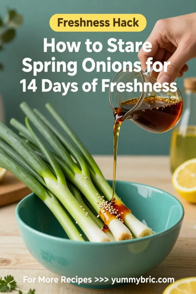 How to Store Spring Onions for 14 Days of Freshness