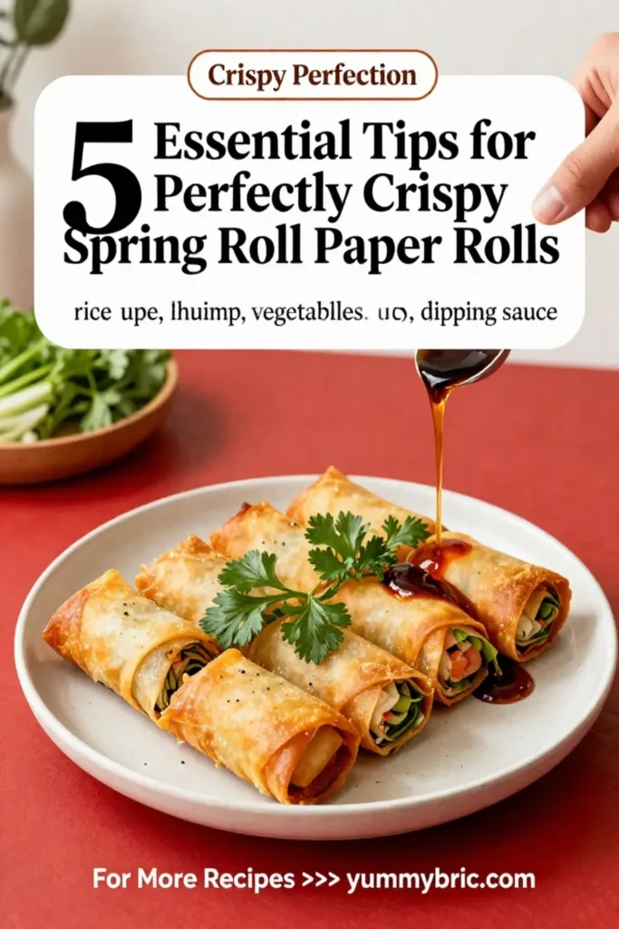 5 Essential Tips for Perfectly Crispy Spring Roll Paper Rolls