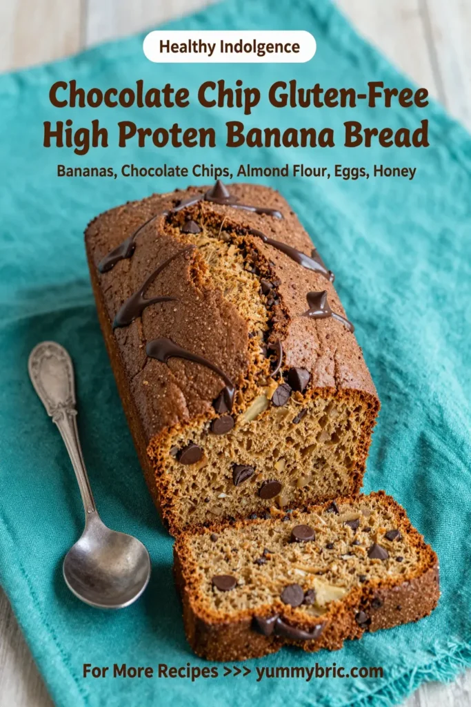 Chocolate Chip Gluten-Free High Protein Banana Bread