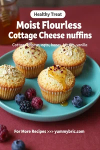 Moist Flourless Cottage Cheese Muffins
