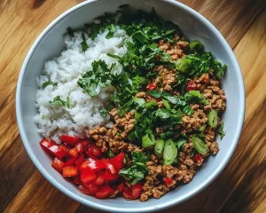 Easy Dinner Recipes: Honey Garlic Ground Turkey and Rice Bowls in 20 Minutes
