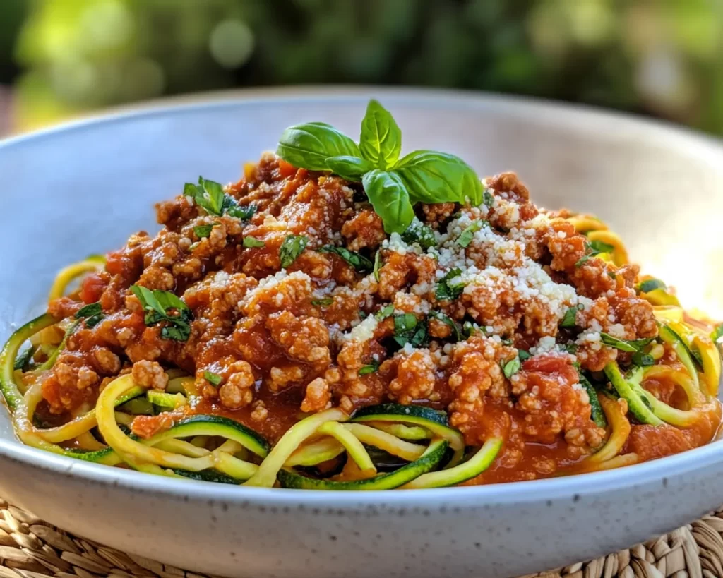 Healthy Dinner Recipes: Zucchini Noodles With Turkey Bolognese Sauce in 25 Minutes