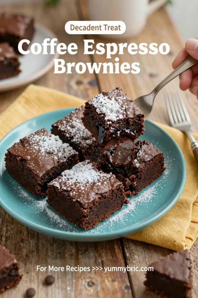 Coffee Espresso Brownies