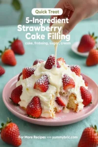 5-Ingredient Strawberry Cake Filling