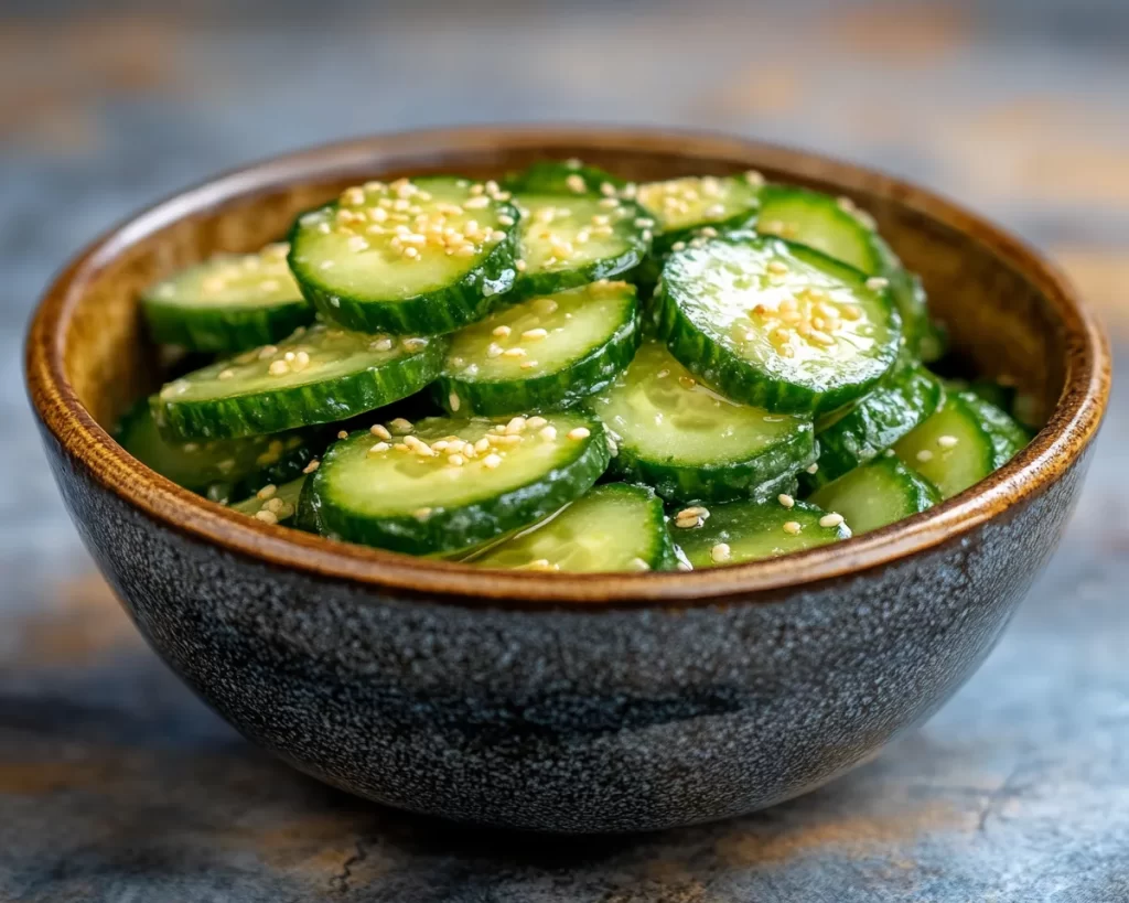 Cucumber Salad: Korean Sesame Gochugaru Cucumber Salad in 10 Minutes