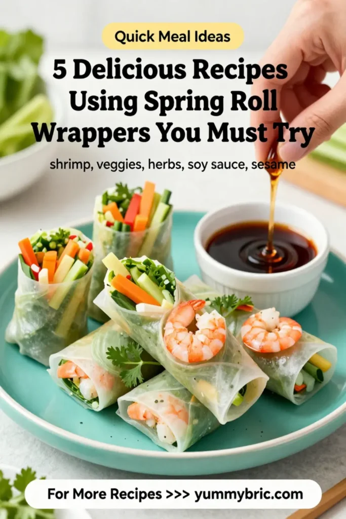 5 Delicious Recipes Using Spring Roll Wrappers You Must Try