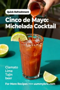 Cinco de Mayo: Michelada Cocktail With Clamato and Tajin for Cinco de Mayo in 10 Minutes
