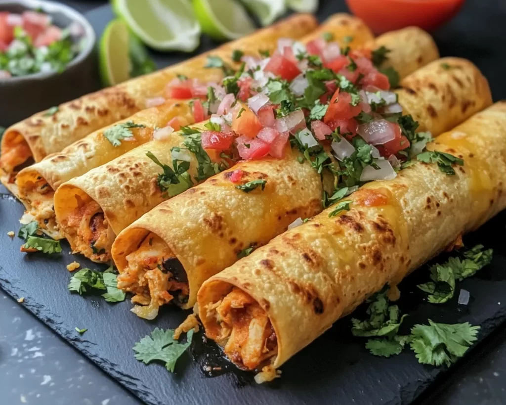Cinco de Mayo: Crispy Baked Chicken Taquitos for Cinco de Mayo in 25 Minutes