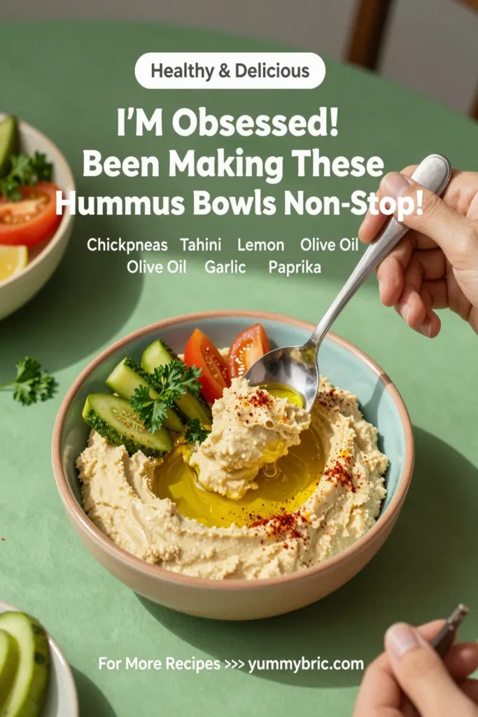 I'M Obsessed! Been Making These Hummus Bowls Non-Stop!