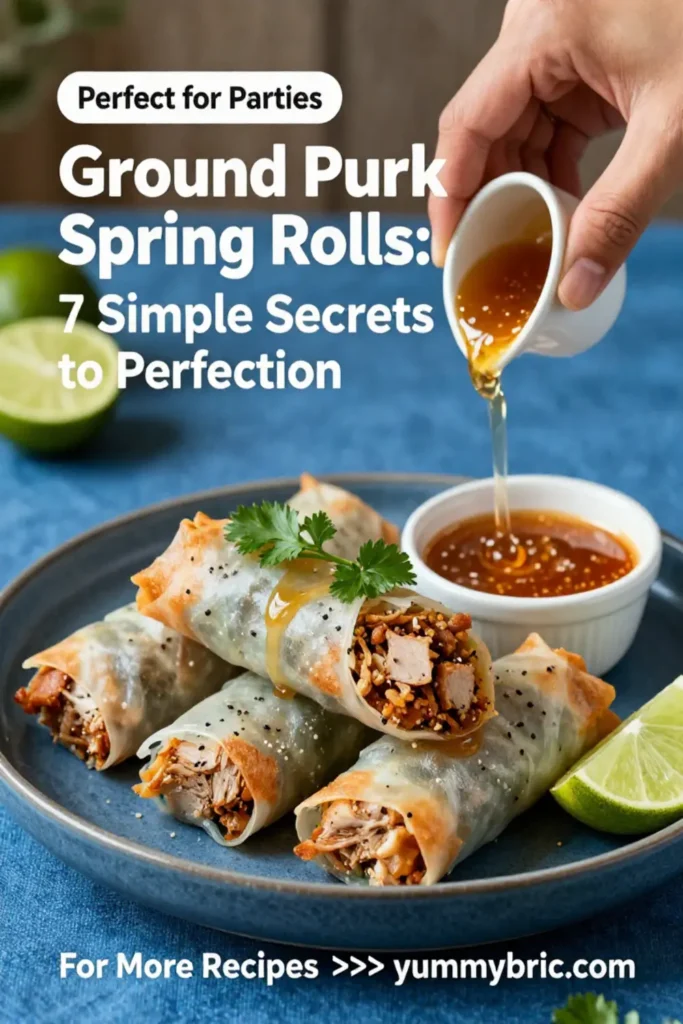 Ground Pork Spring Rolls: 7 Simple Secrets to Perfection