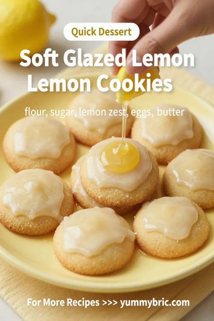 Soft Glazed Lemon Cookies