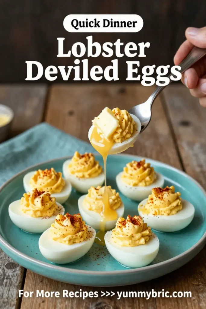 Deviled Eggs: Lobster Deviled Eggs With Old Bay Butter in 25 Minutes