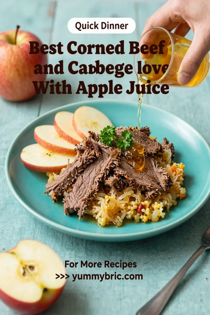 Best Corned Beef And Cabbage With Apple Juice