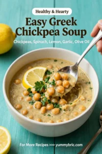 Easy Greek Chickpea Soup (Revithia)