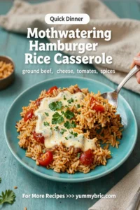 Mouthwatering Hamburger Rice Casserole