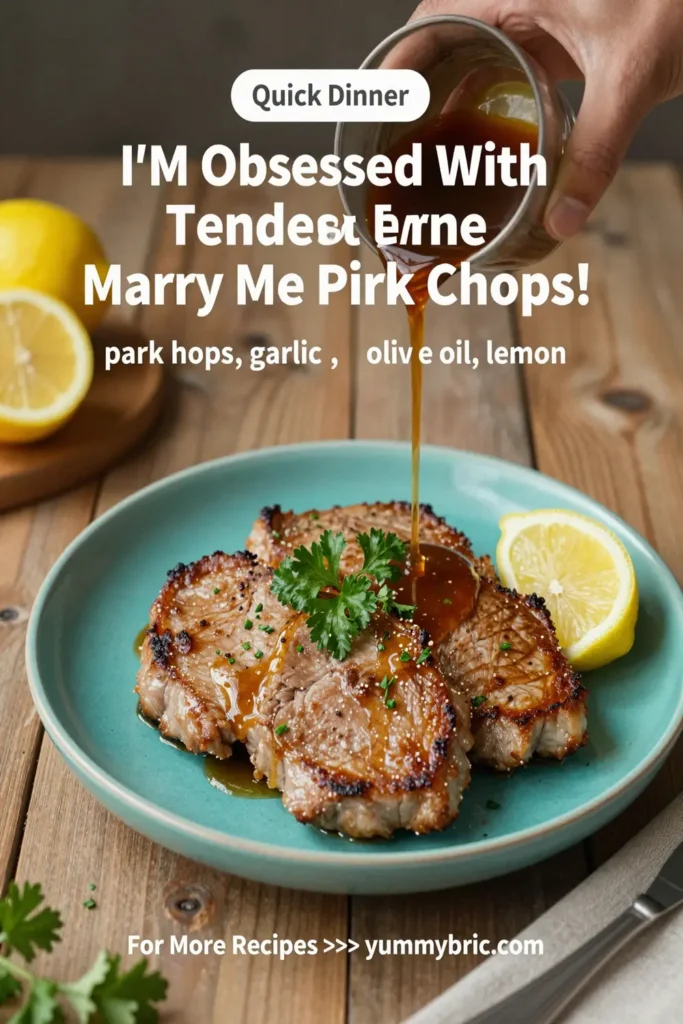 I'M Obsessed With These Tender Marry Me Pork Chops!