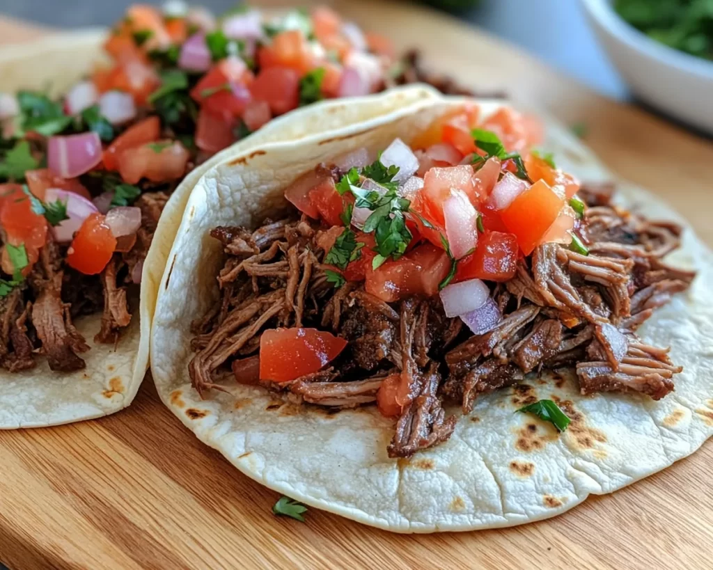 Crockpot Recipes: Slow Cooker Beef Barbacoa Tacos in 10 Minutes Prep