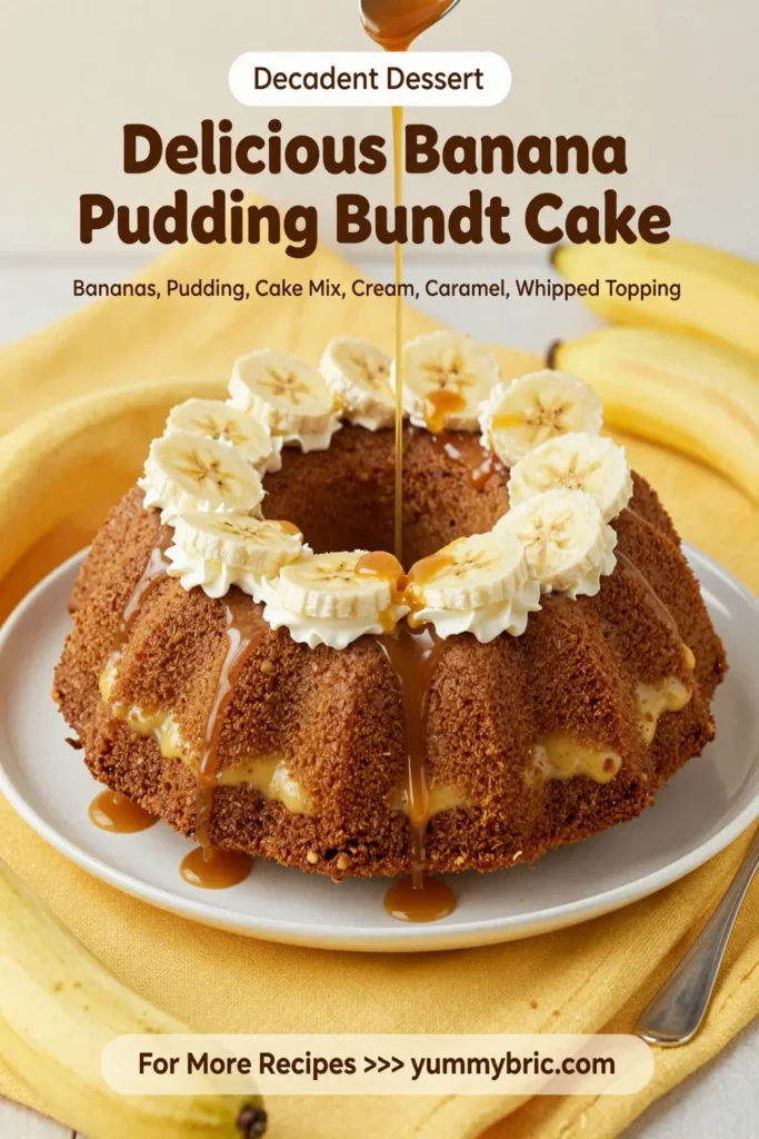 Delicious Banana Pudding Bundt Cake
