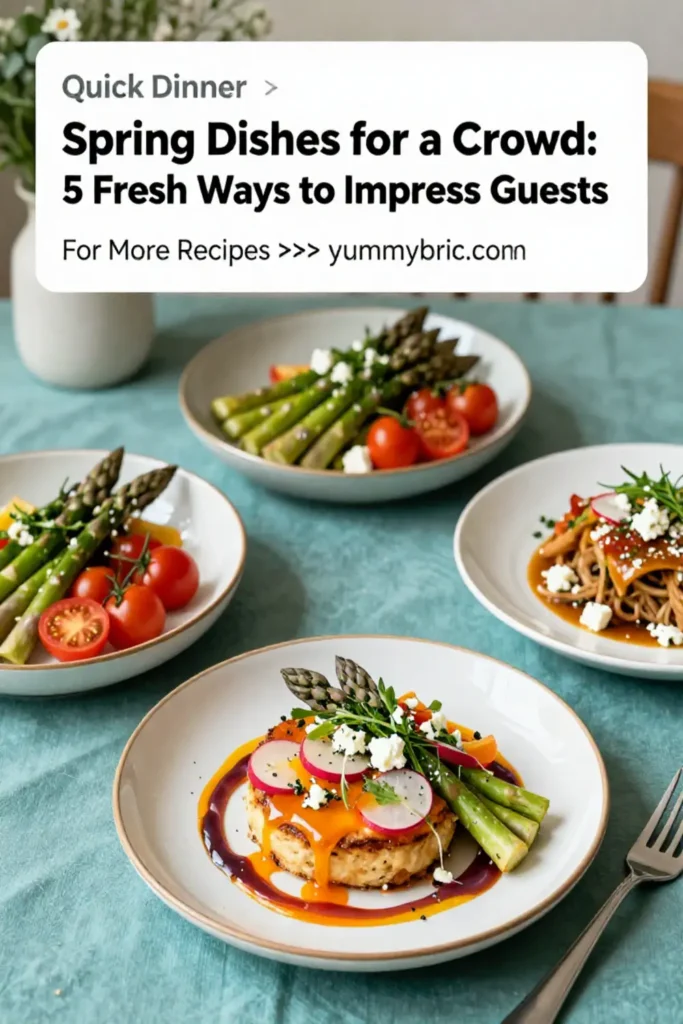 Spring Dishes for a Crowd: 5 Fresh Ways to Impress Guests