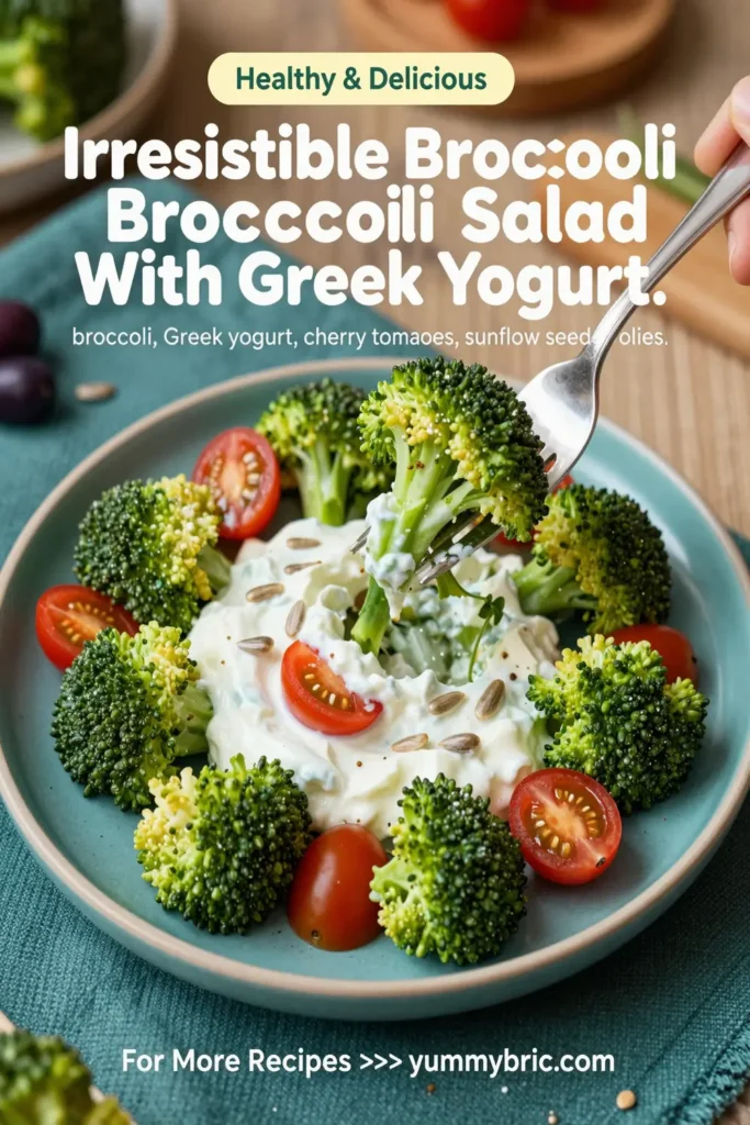 Irresistible Broccoli Salad With Greek Yogurt
