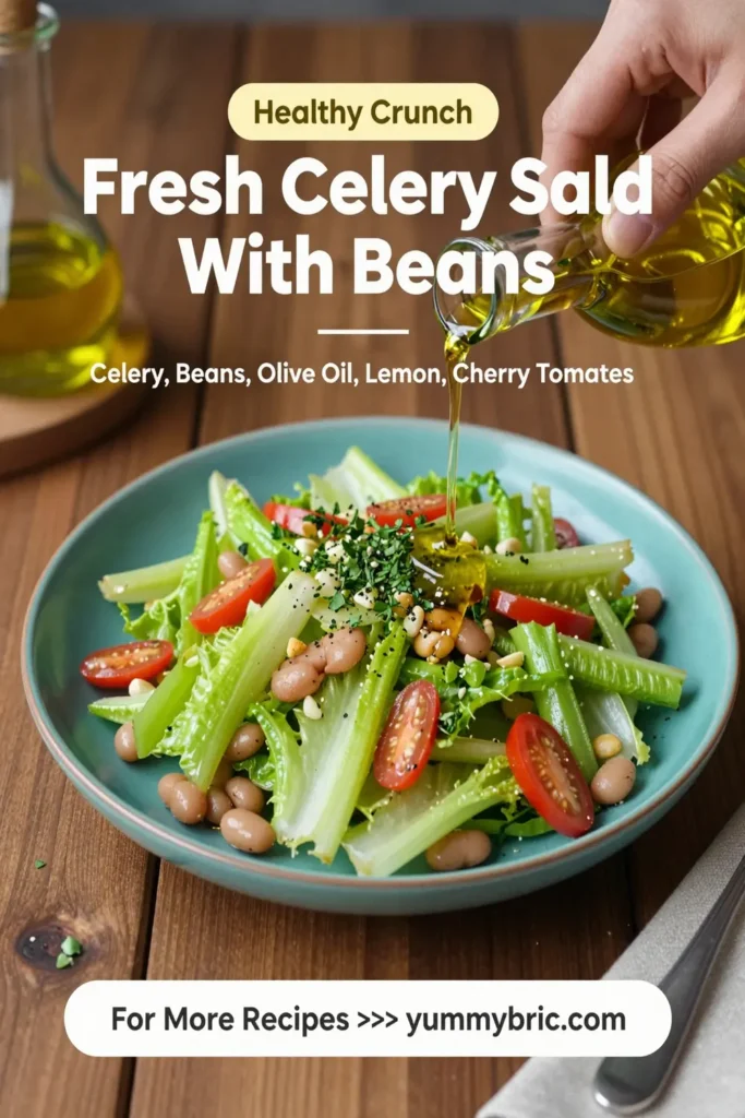 Fresh Celery Salad With Beans