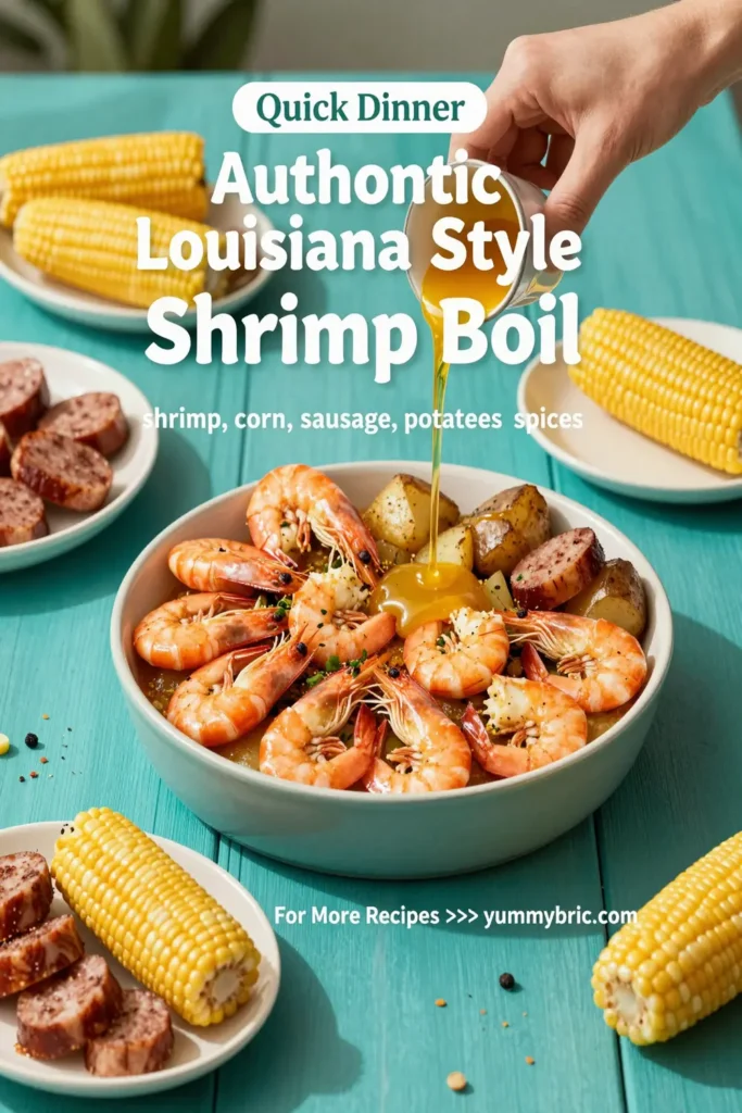 Authentic Louisiana Style Shrimp Boil