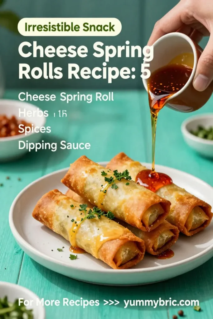 Cheese Spring Rolls Recipe: 5 Irresistible Flavor Bombs