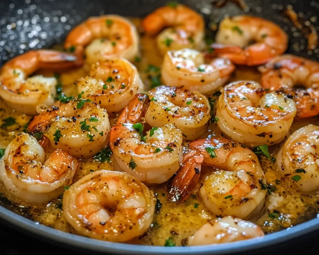 Shrimp Recipes: Lemon Garlic Butter Shrimp Skillet in 15 Minutes
