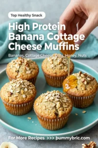 High Protein Banana Cottage Cheese Muffins