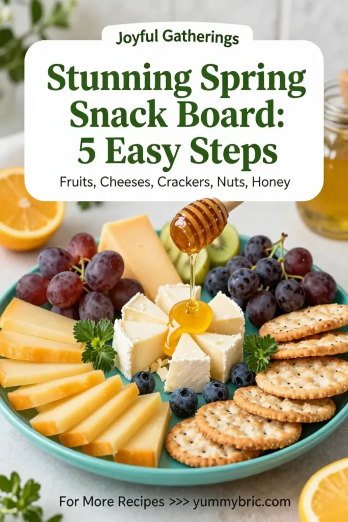 Stunning Spring Snack Board: 5 Easy Steps for Joyful Gatherings
