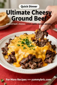 Ultimate Cheesy Ground Beef Melt