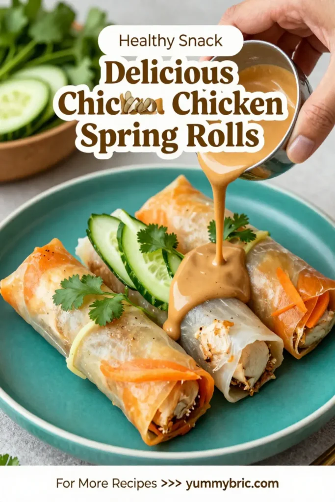 Delicious Chicken Spring Rolls with Peanut Sauce: 5 Secrets Revealed!