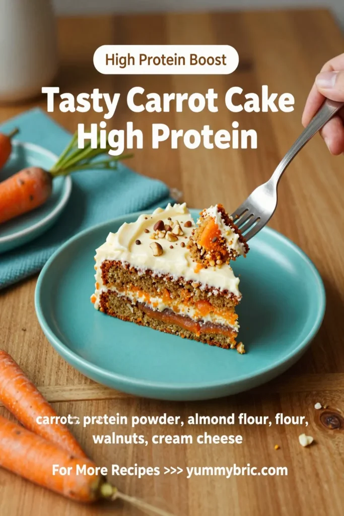 Tasty Carrot Cake High Protein