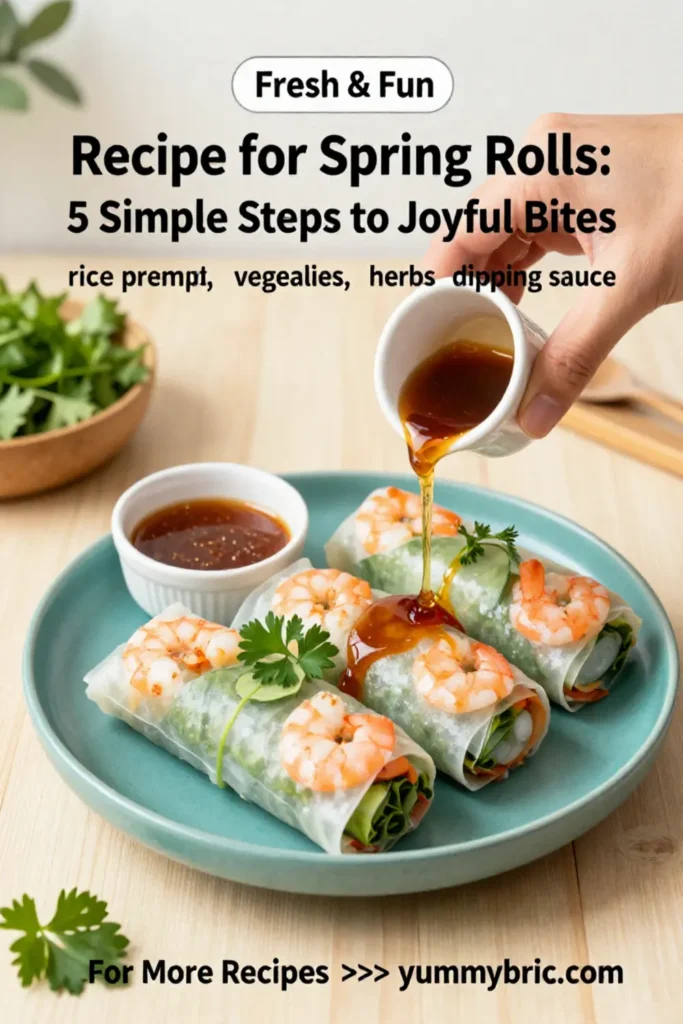 Recipe for Spring Rolls: 5 Simple Steps to Joyful Bites
